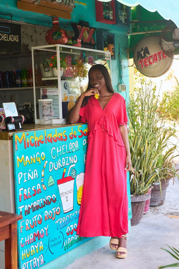 Jardin Frill Maxi Dress