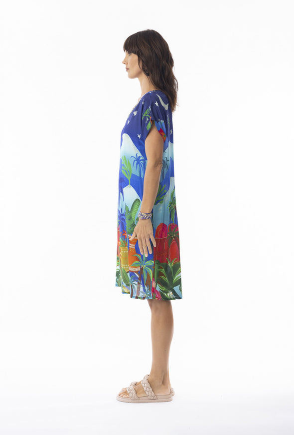Arabian Nights Dress Short Sleeve