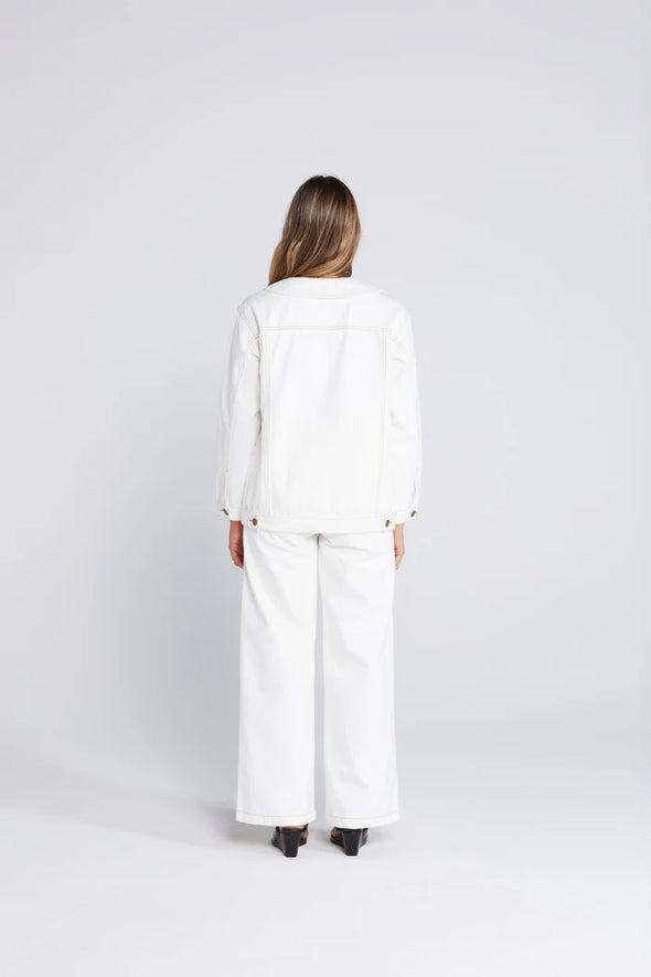 BowTique  Shacket Off White