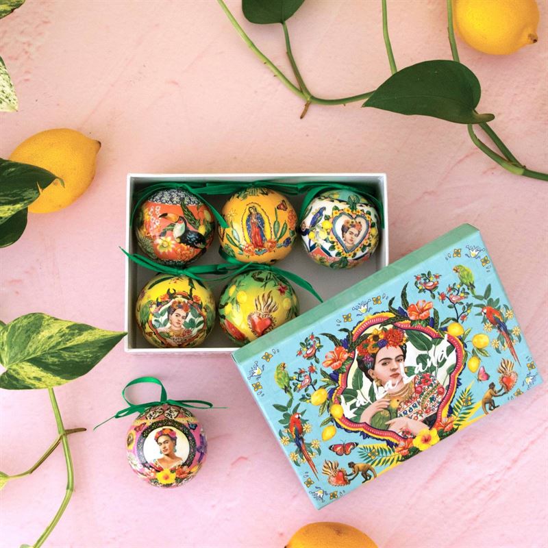 Mexican Folklore Large Bauble Set 6 Mexican Folklore Large Bauble Set 6