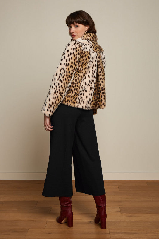 Anais Coat - Cheetah Fur
