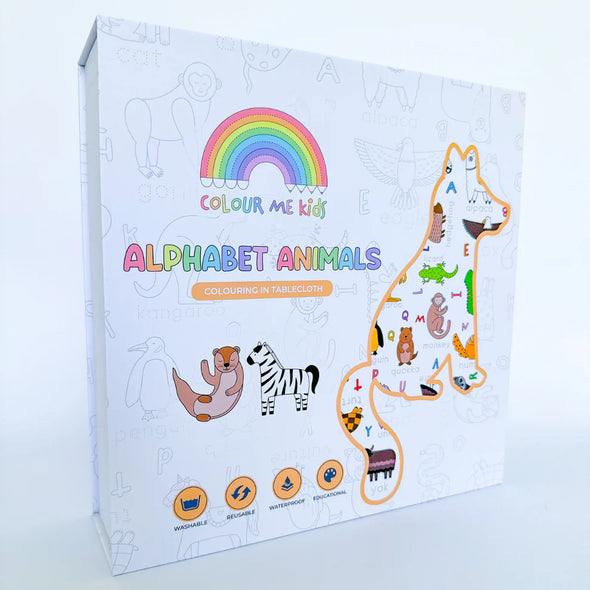 Washable, Reusable Colouring In Tablecloth Set