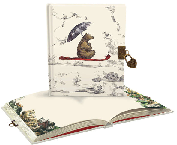 Flying Bear - Lockable Journal