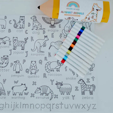 Washable, Reusable Colouring-In Solo Mat Kits