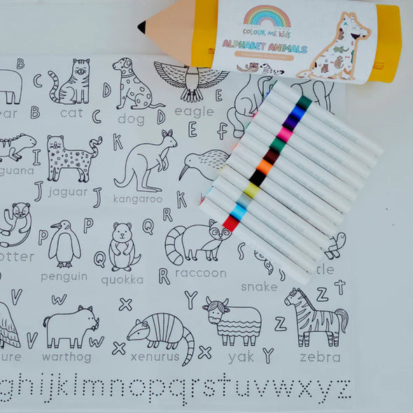 Washable, Reusable Colouring-In Solo Mat Kits