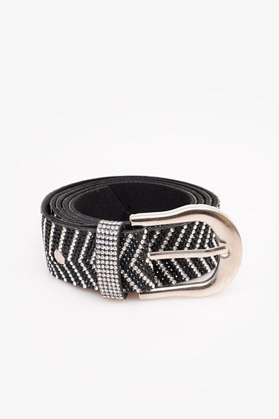 Rhinestone effect Belt