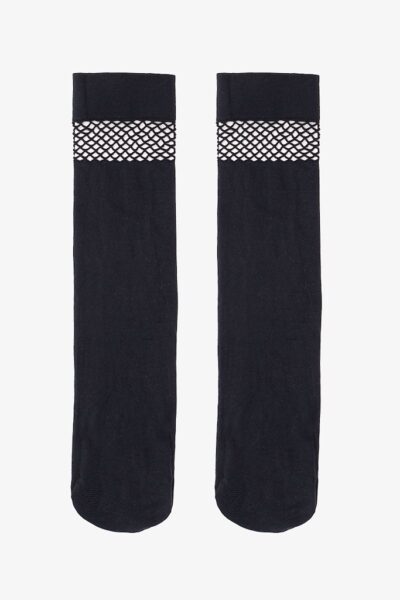 Black Net Top stocking Socks
