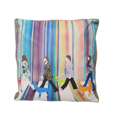 Abbey Road art cushion
