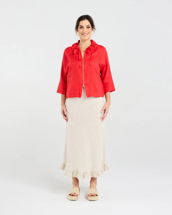 Victoria Gold Double  Zip Front Jacket