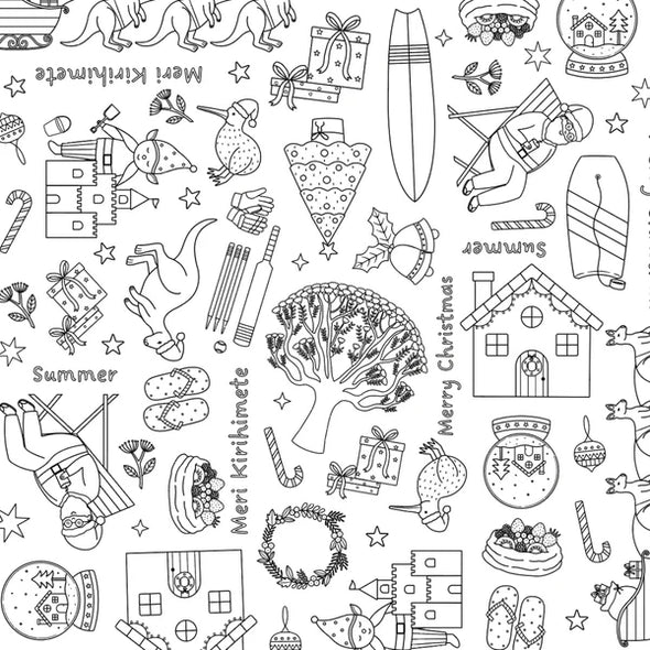 Washable, Reusable Colouring-In Solo Mat Kits