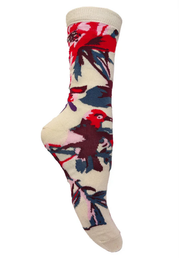 Daisy socks flower print