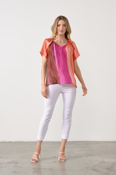 Gradient Blouse-Pink