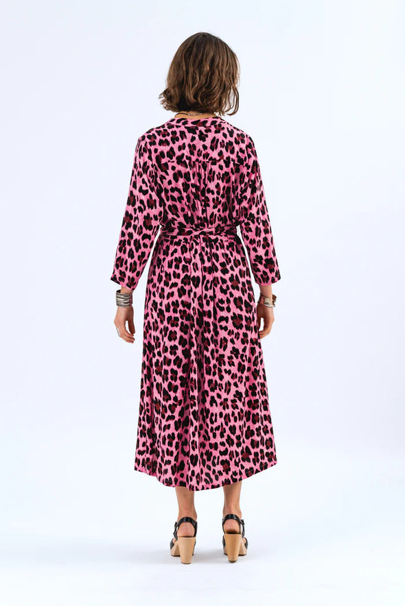 Harper maxi dress neon pink