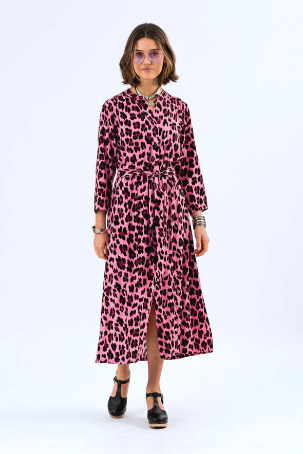 Harper maxi dress neon pink