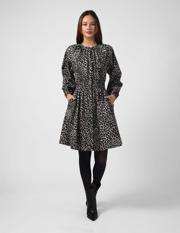 Abbie dress Leopard