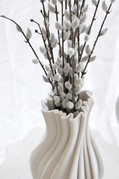 Louella 3D Printed Ceramic Vase – Sculptural