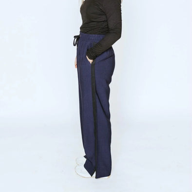 Indiana Womens Pant Navy/Black Stripe