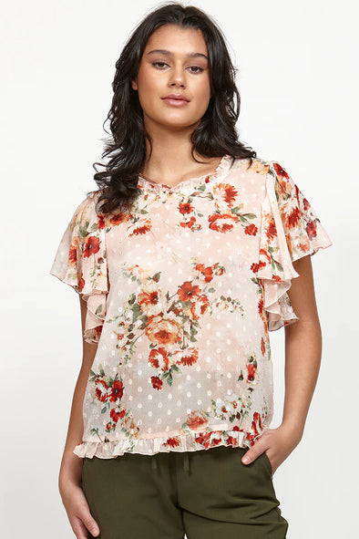 Clippings Top - Soft Pink