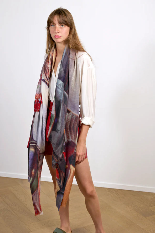 Kitchen Street - oversize wool scarf