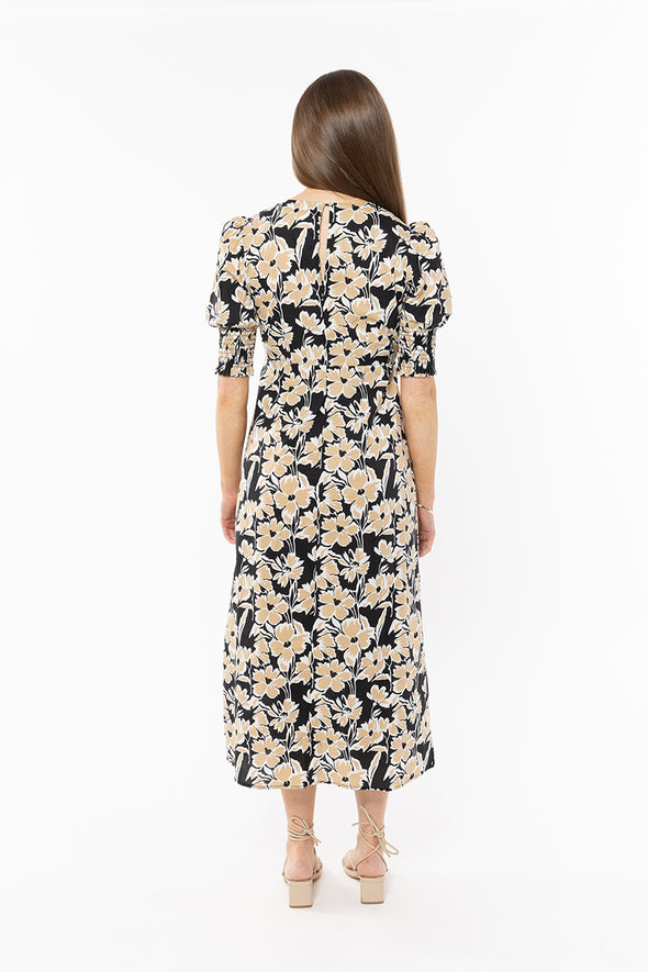 Sunset Dress-Caramel Bloom