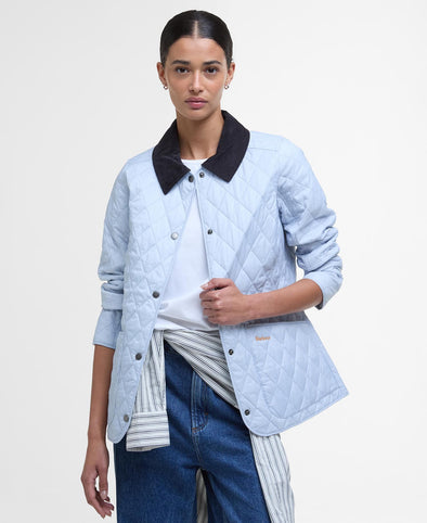 Annandale Quilt Jacket-Blue Breeze