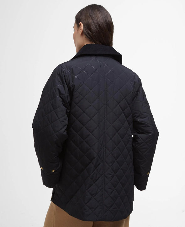 corrine quilt jacket black/ancient