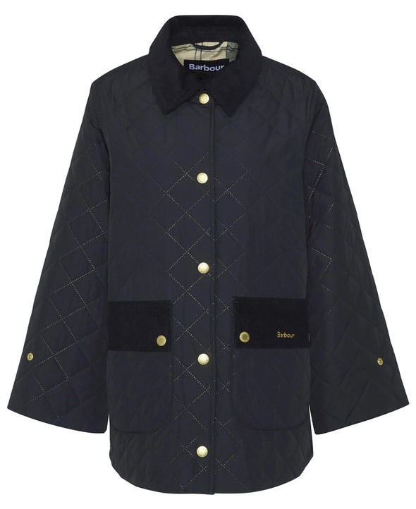 corrine quilt jacket black/ancient