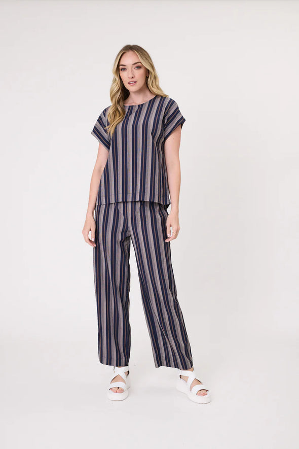 Martina Pant Navy Stripe