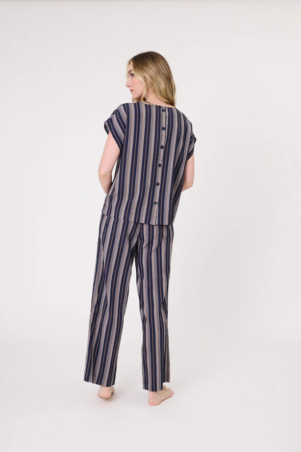 Martina Pant Navy Stripe