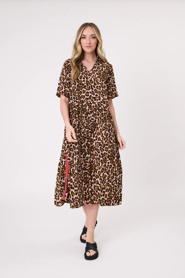 Leona Dress Leopard Print