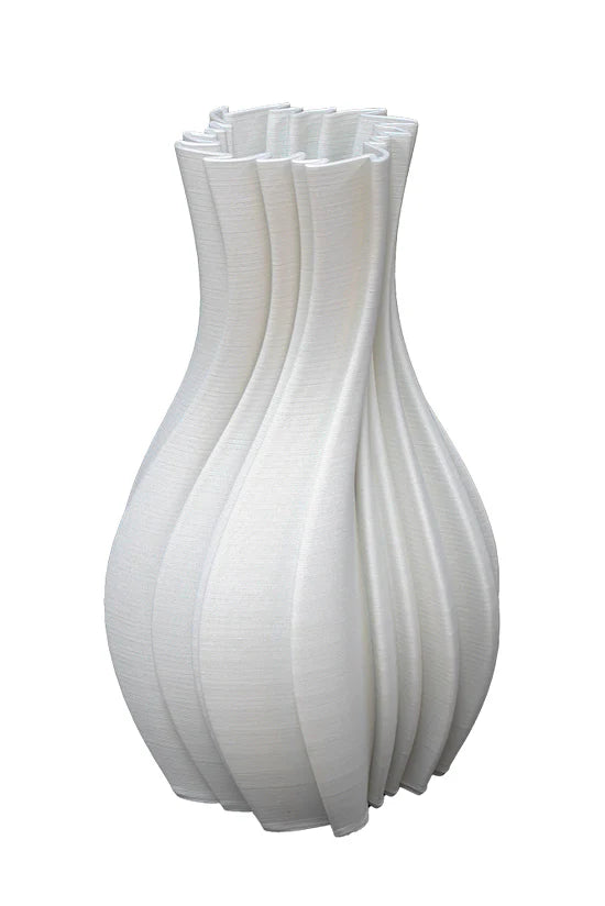 Louella 3D Printed Ceramic Vase – Sculptural