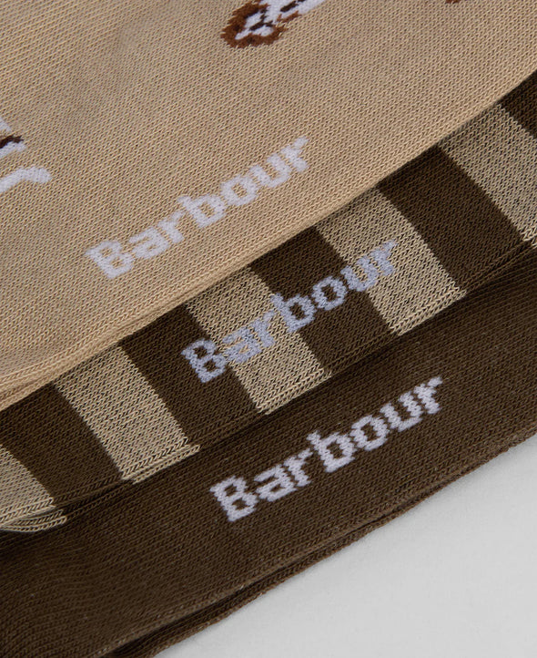 Beagle Dog Sock Set-Washed Stone