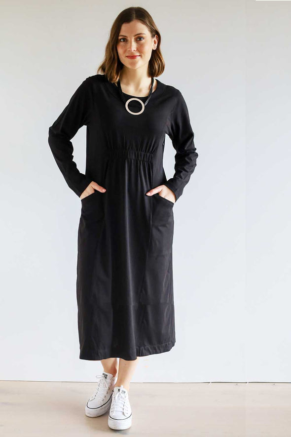 Long Sleeve Pocket Dress