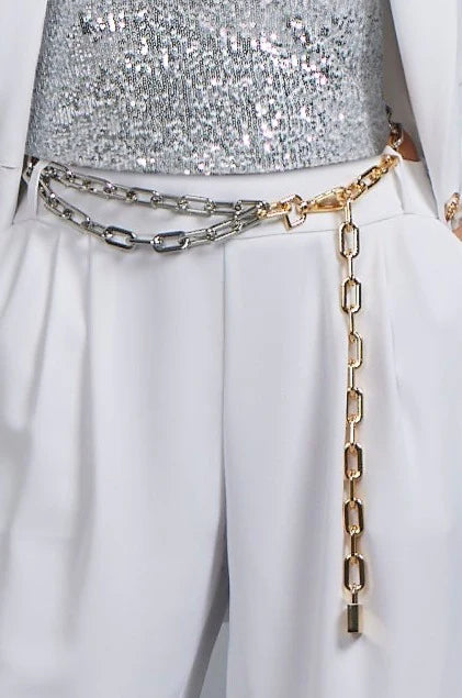 Chain & Padlock Belt