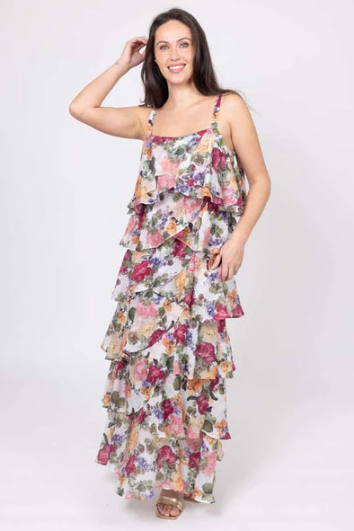 Petal Maxi dress Floral