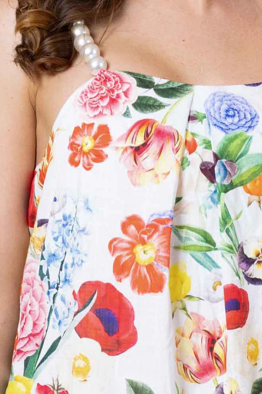 Marilyn Pearl Maxi Dress Botanical Floral