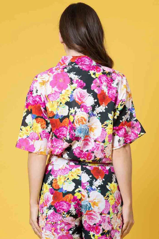 Matilda Black Floral Shirt
