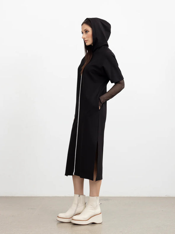 Reflective Revel Dress-Black