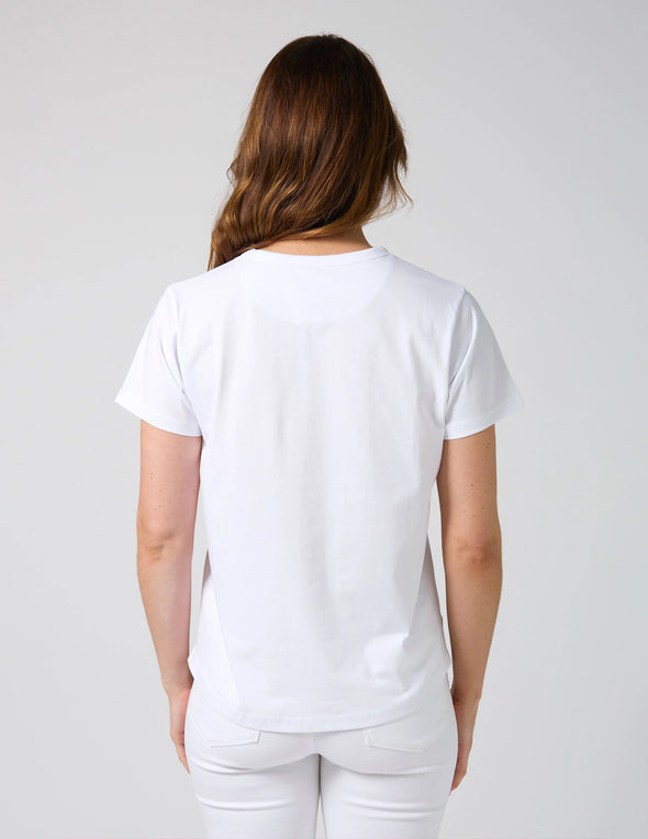 Ace Tee | Merlot Zebra Cross