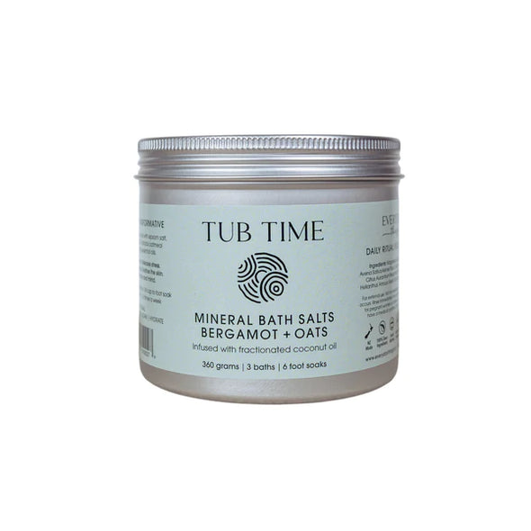 Tub time mineral salts