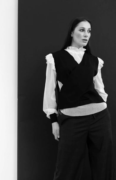 Soho Mesh Top-White
