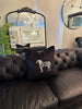 Horse Embroidery Cushion | 55cm x 55cm | Black