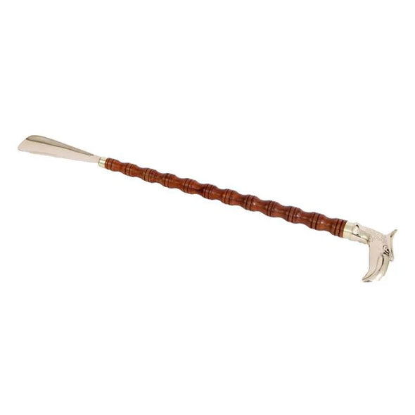 Shoehorn Walnut Finish / Brass