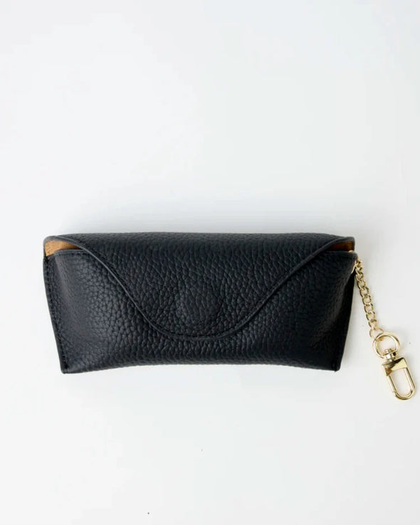 Key Chain Leather Sunglass Case