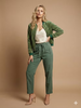 Bomber Jacket Emerald Stripe