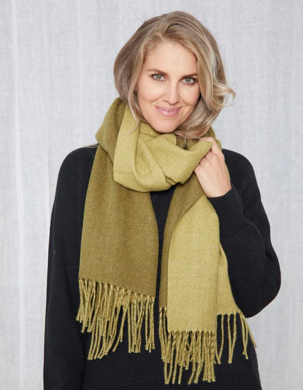 Two Tone wide scarf