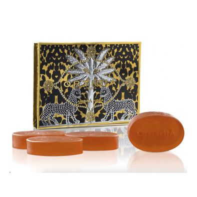 Ambra Nera Soap - 4 Pack