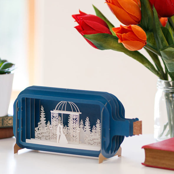 Message In A Bottle Wedding Card