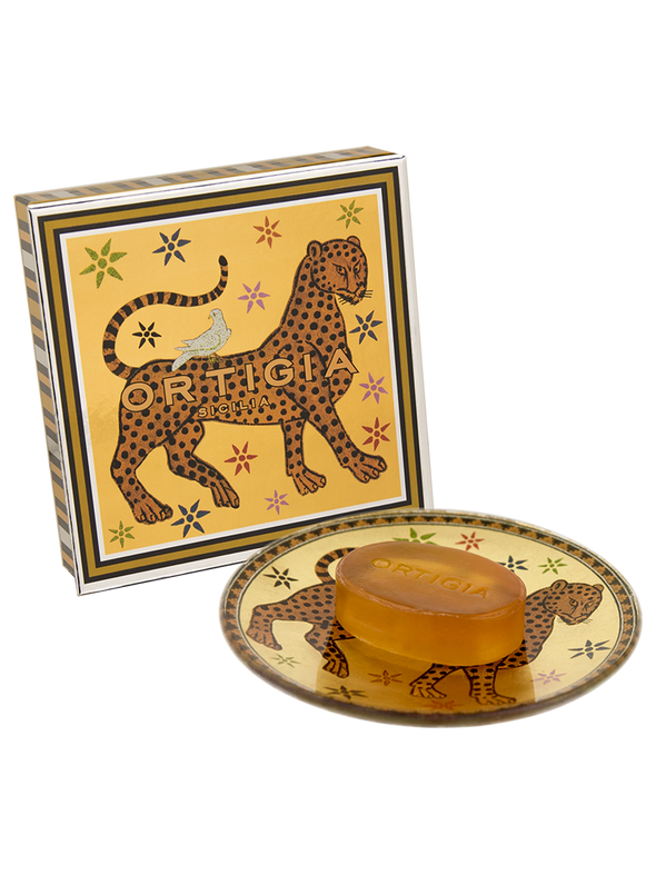 Ambra Nera Glass Plate & Soap