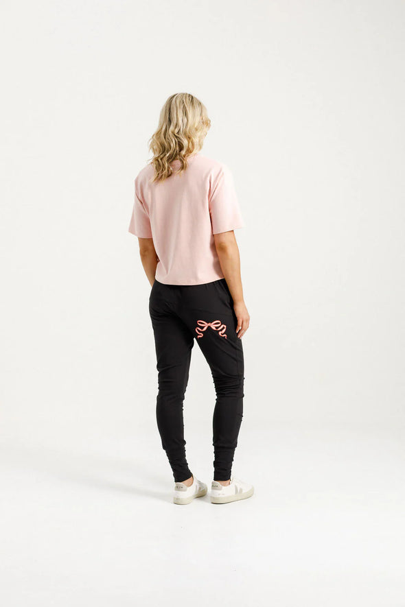 Apartment Pants - Blossom Berry Bow